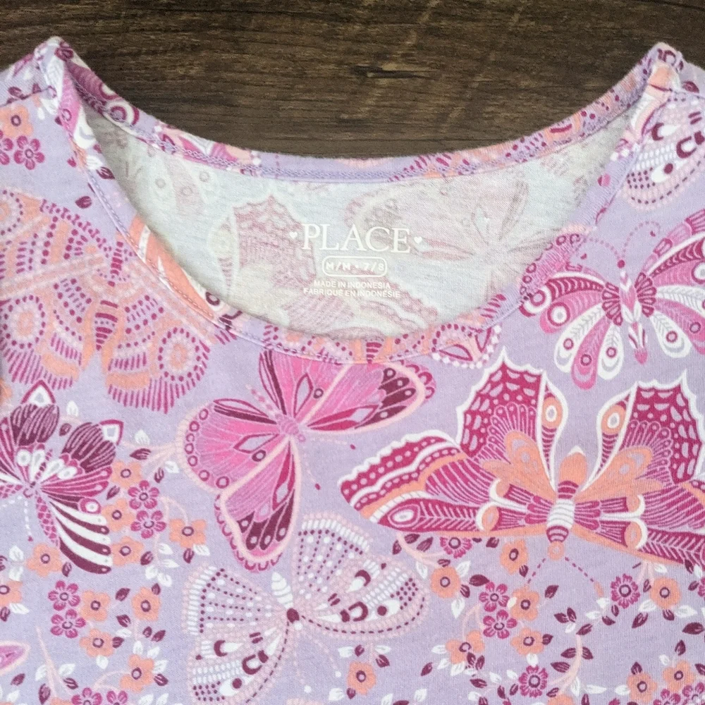 Children's Place Purple Butterfly Dress